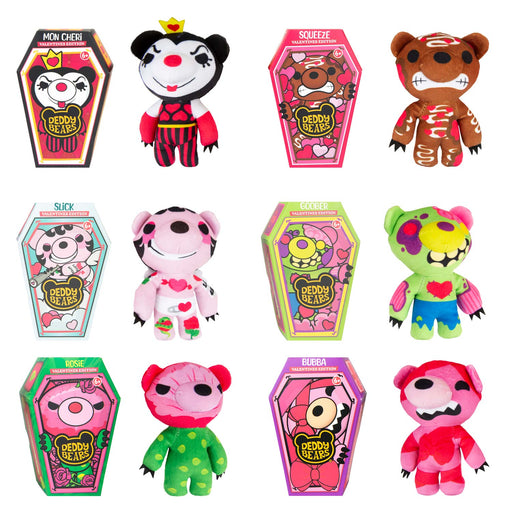 Deddy Bears Soft Toy Valentines Series 1 Collection Pack of 6-15cm