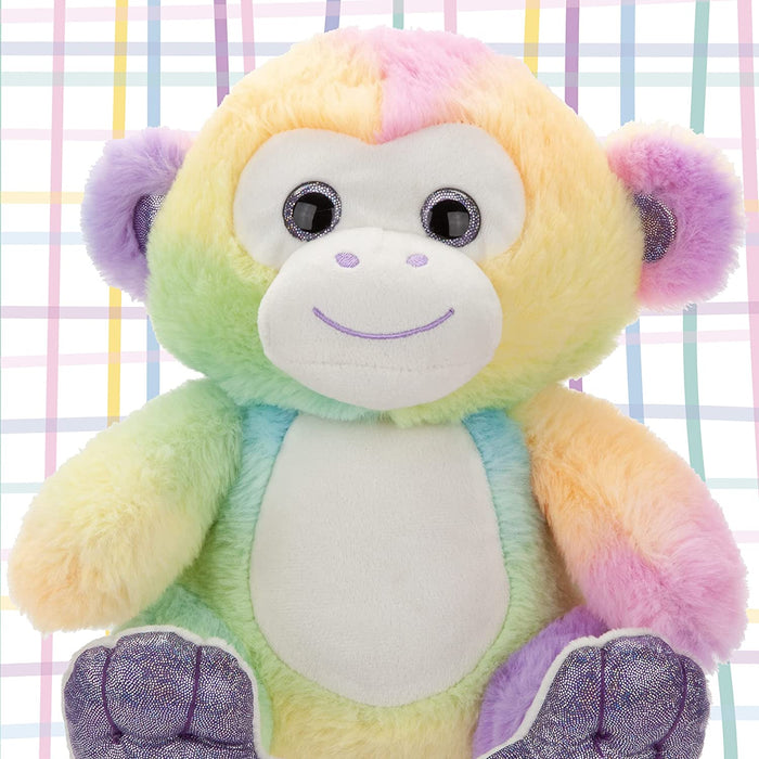 Luxury Rainbow Monkey Plush 25cm - Cuddle Crew