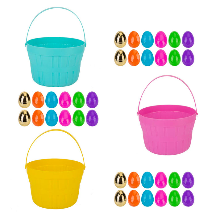Easter Egg Hunt Set 10.5cm x 15cm Multicolour X 3