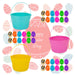 Easter Egg Hunt Set 10.5cm x 15cm Multicolour X 3