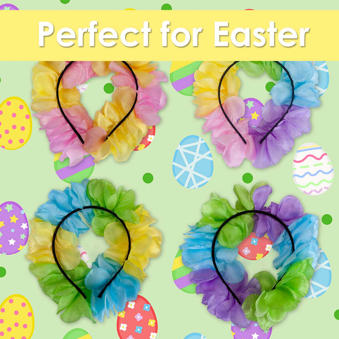 Easter Headbands Fancy Dress Accessory 15cm x 13cm Multicolour X 4