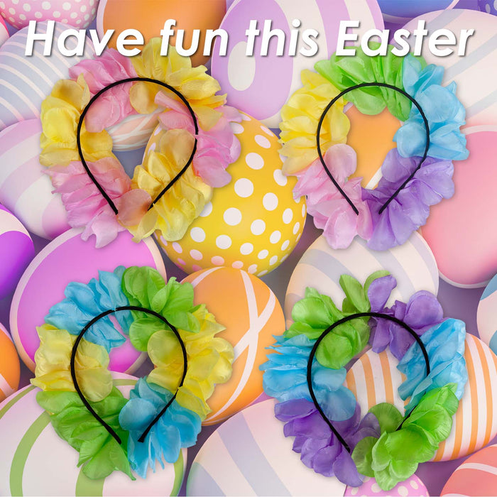 Easter Headbands Fancy Dress Accessory 15cm x 13cm Multicolour X 4