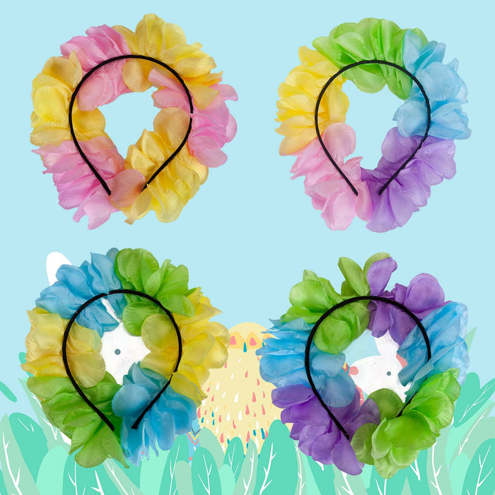 Easter Headbands Fancy Dress Accessory 15cm x 13cm Multicolour X 4