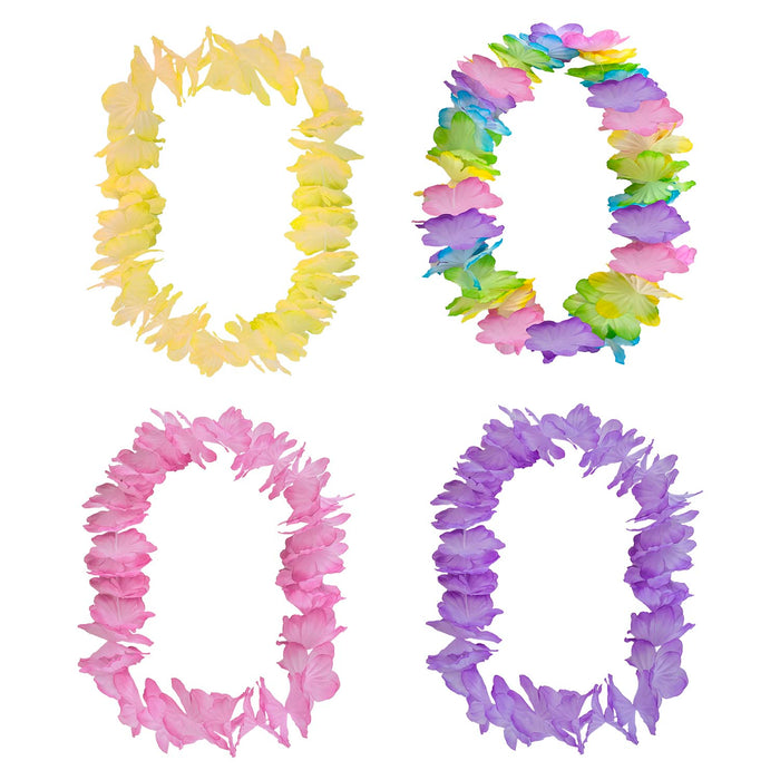 Easter Lei's Fancy Dress Accessory 53cm x 12cm Multicolour X 4