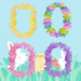 Easter Lei's Fancy Dress Accessory 53cm x 12cm Multicolour X 4