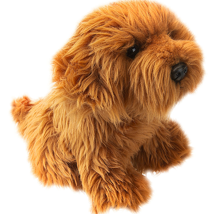 Cockapoo Dog Soft Toy Plush, Cavapoo, Cockapoo , Labradoodle, 18cm - Red