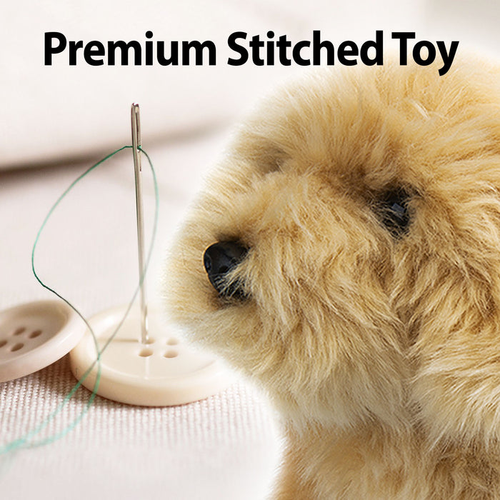 Labradoodle Dog Soft Toy Plush, Cavapoo, Cockapoo , Labradoodle, 18cm - Biscuit