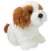 Cavapoo Dog Soft Toy Plush, Cavapoo, Cockapoo , Labradoodle, 18cm - White & Brown