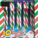 Christmas Candy Canes Colour Varies 10 Pack