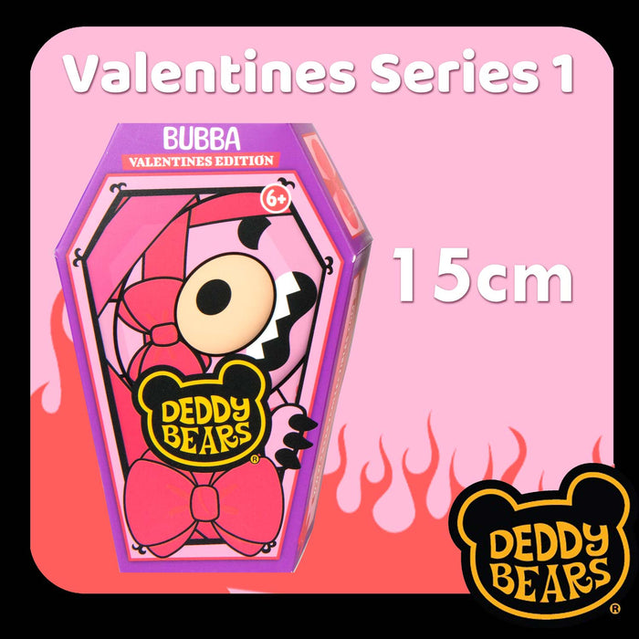 Deddy Bears - Valentines Bubba Soft Toy 15cm x 8cm Multicolour X 1