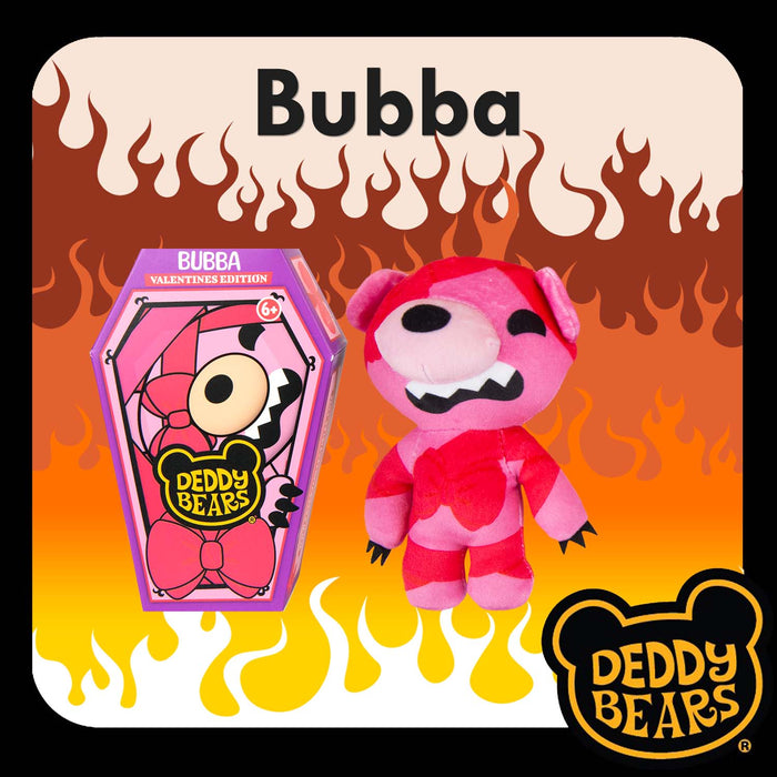 Deddy Bears - Valentines Bubba Soft Toy 15cm x 8cm Multicolour X 1