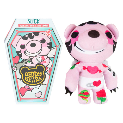 Deddy Bears - Valentines Slick Soft Toy 15cm x 8cm Multicolour X 1