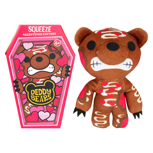 Deddy Bears - Valentines Squeeze Soft Toy 15cm x 8cm Multicolour X 1