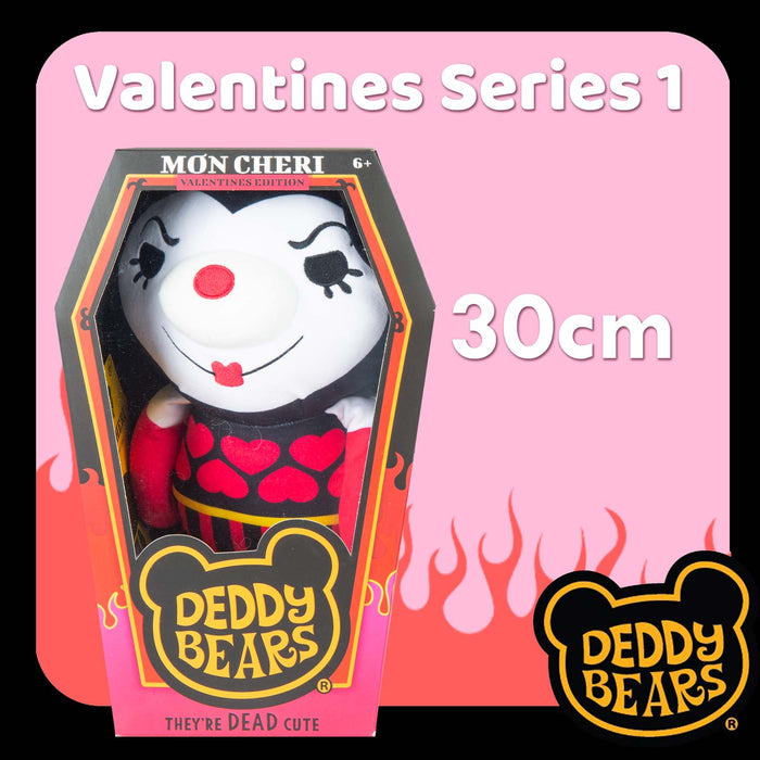 Deddy Bears - Valentines Mon Cherie Soft Toy 30cm x 12.8cm Multicolour X 1