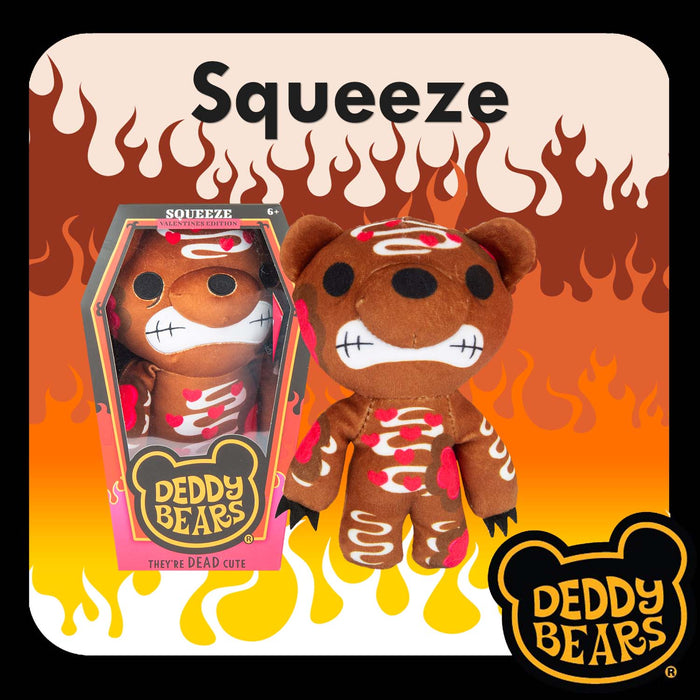 Deddy Bears - Valentines Squeeze Soft Toy 30cm x 12.8cm Multicolour X 1