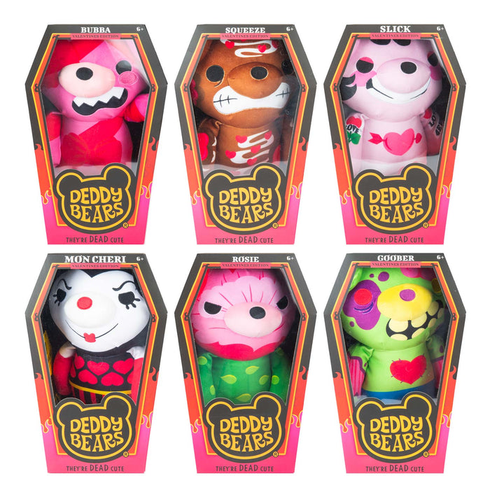 Deddy Bears Soft Toy Valentines Series 1 Collection Pack of 6-30cm