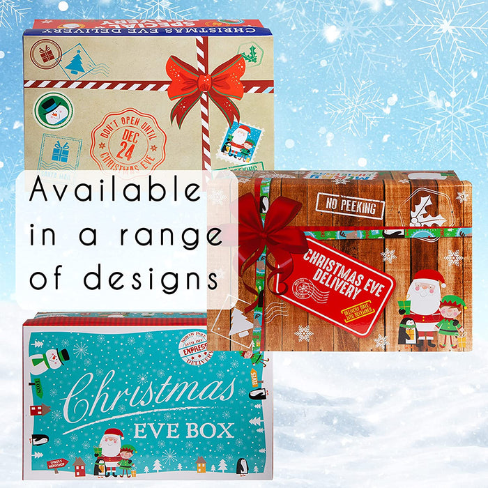 Blue Character Christmas Eve Box - Small, Elf Delivery Box, Xmas