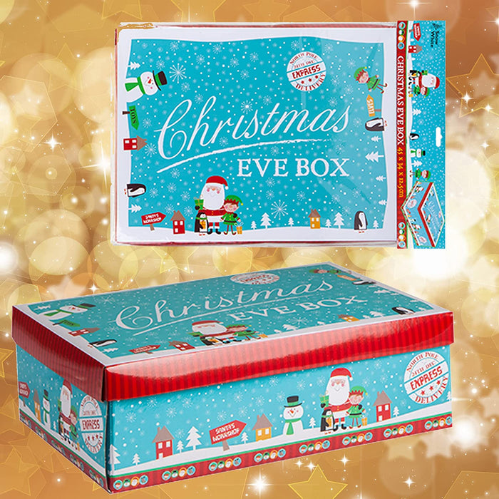 Blue Character Christmas Eve Box - Small, Elf Delivery Box, Xmas
