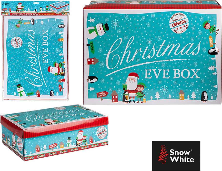 Blue Character Christmas Eve Box - Small, Elf Delivery Box, Xmas