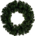 PVC Christmas Wreath With 120 Tips, Plain to Decorate, Xmas