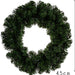 PVC Christmas Wreath With 120 Tips, Plain to Decorate, Xmas