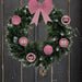 Snow Effect Christmas Large Garland For Front Door, Xmas