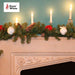 PVC Christmas Garland- 240 tips Extra Long Christmas Garland