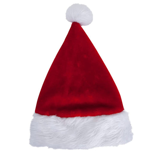 Luxury Plush Santa Hat, Christmas, Festive