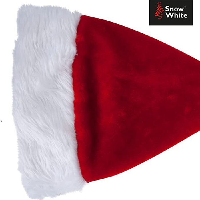 Luxury Plush Santa Hat, Christmas, Festive