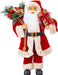 Luxury Standing Red Father Christmas Figure