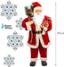 Luxury Standing Red Father Christmas Figure 90cm