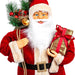 Luxury Standing Red Father Christmas Figure 90cm