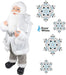 Luxury Grey Father Christmas Figure 45cm