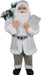 Luxury Grey Father Christmas Figure 90cm