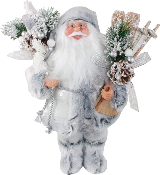 Luxury Fur Nordic Father Christmas Figure 60cm