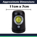 Orma Motion Sensor Light 3 Watt Cob Motion Black - 11cm x 7cm