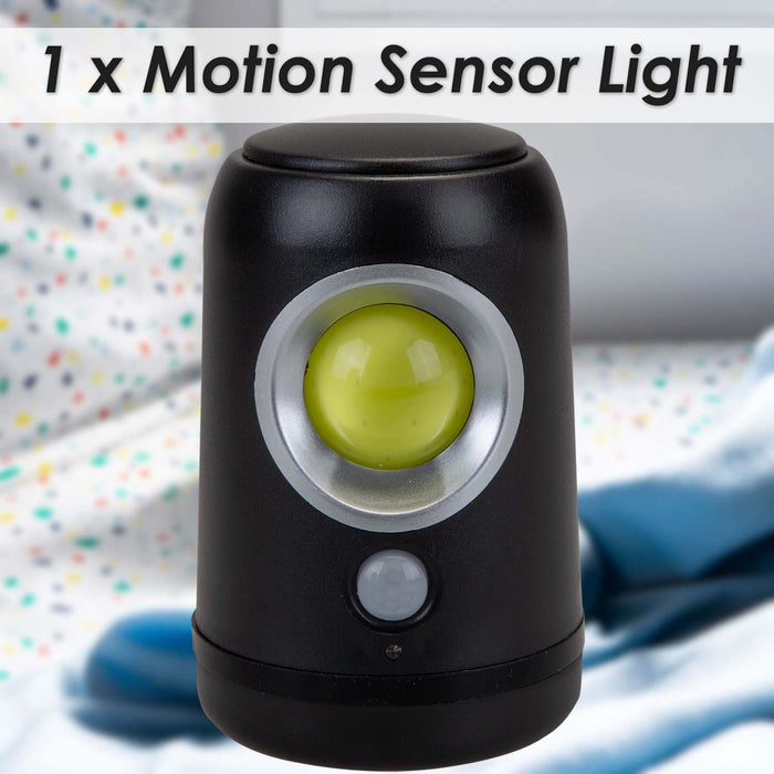 Orma Motion Sensor Light 3 Watt Cob Motion Black - 11cm x 7cm