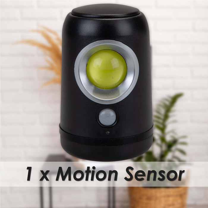 Orma Motion Sensor Light 3 Watt Cob Motion Black - 11cm x 7cm
