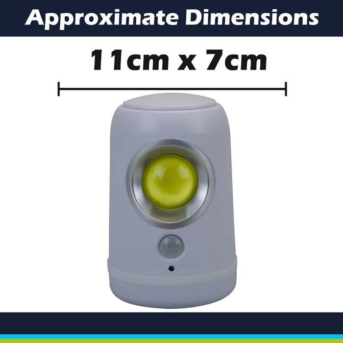 Orma Motion Sensor Light 3 Watt Cob Motion Grey - 11cm x 7cm