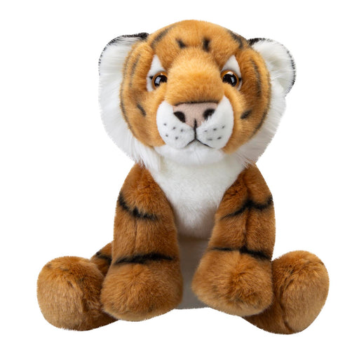 Tiger Premium Soft Toy Wildlife Zoo Animals Orange - 30cm x 12cm