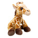 Giraffe Premium Soft Toy Wildlife Zoo Animals Yellow - 30cm x 12cm