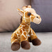 Giraffe Premium Soft Toy Wildlife Zoo Animals Yellow - 30cm x 12cm