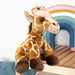 Giraffe Premium Soft Toy Wildlife Zoo Animals Yellow - 30cm x 12cm