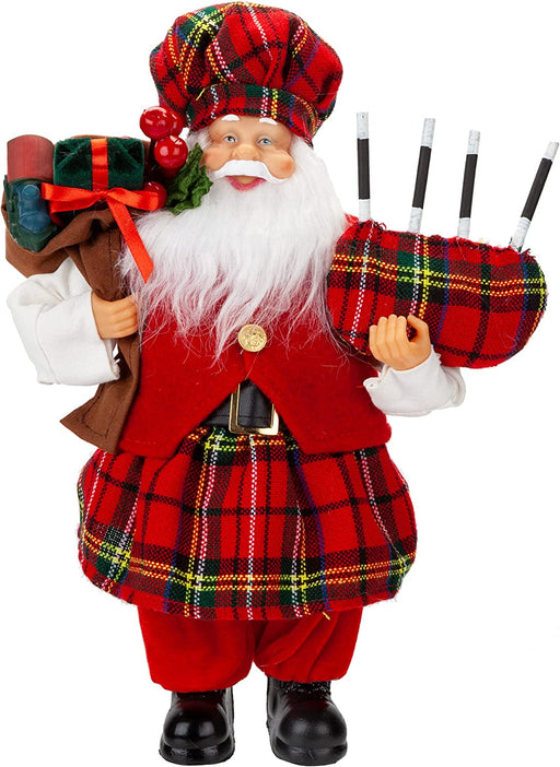 Festive Scottish Standing Father Christmas