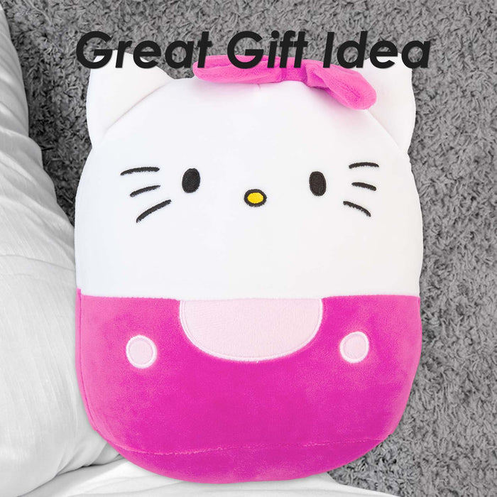 Hello Kitty Oval Pillow Pink and White Theme Pink - 22cm x 16cm