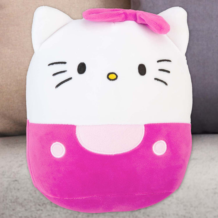 Hello Kitty Oval Pillow Pink and White Theme Pink - 22cm x 16cm