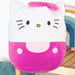 Hello Kitty Oval Pillow Pink and White Theme Pink - 22cm x 16cm