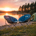 Folding Chair Eclipse Bentley-Blue With Summit Bag Blue - 84cm x 40cm