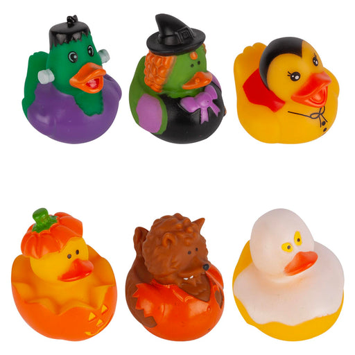 Halloween Ducks Pumkin-Ghost-Dracula-Witch-Werewolf-Frankenstein
