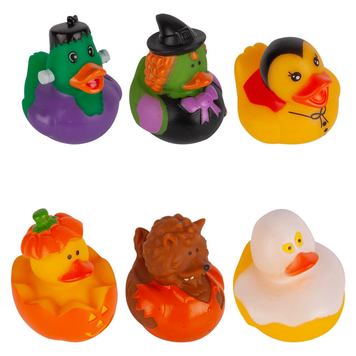 Halloween Ducks Pumkin-Ghost-Dracula-Witch-Werewolf-Frankenstein